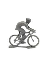 Radfahrerfigur M Roller Unlackiert FR-M rouleur monobloc à peindre Fonderie Roger 1