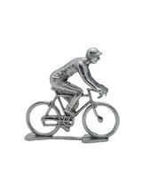 Radfahrerfigur R Roller Unlackiert FR-R rouleur monobloc à peindre Fonderie Roger 1