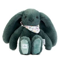 Grüner Fleurette-Kaninchen-Plüsch 25 cm DC4300 Doudou et Compagnie 1