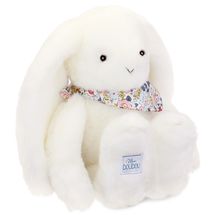 Weiß Fleurette-Kaninchen-Plüsch 35 cm DC4301 Doudou et Compagnie 1