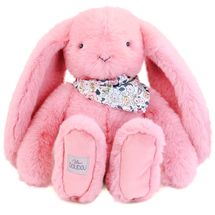 Rosa Fleurette-Kaninchen-Plüsch 35 cm DC4302 Doudou et Compagnie 1