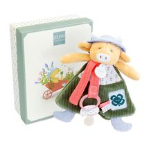 Kuscheltier mit Schnullerkette Aneth die Kuh 19 cm DC4320 Doudou et Compagnie 1