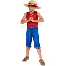 Luffy One Piece Kinderkostüm, 9-10 Jahre R1003074-T910 Rubies 1