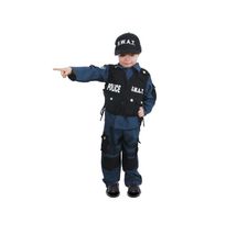Swat agent Kostüm für Kinder 116cm CHAKS-C4086116 Chaks 1