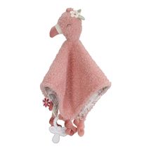 Kuscheltuch Flamingo Safari Friends LD8329 Little Dutch 1
