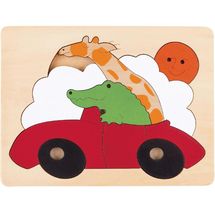 Puzzle - Sportwagen HA-E6506 Hape Toys 1