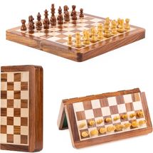 Klappbares Schachbrett 35 cm König 76 mm WJ-ECBM14S Wilson Jeux 1