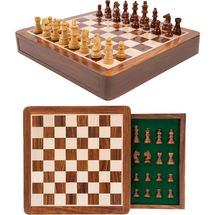 Schachspiel mit Schublade 30 cm König 57 mm WJ-ESBM12S Wilson Jeux 1