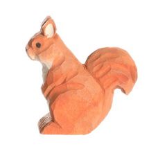 Figur rotes Eichhörnchen aus Holz WU-40714 Wudimals 1