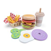 Fast-Food-Set aus Holz NCT10617 New Classic Toys 1