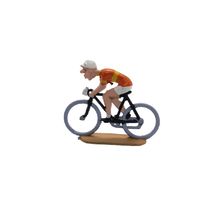 Radfahrer Figur PLN orange Trikot FR-PLN5 Fonderie Roger 1