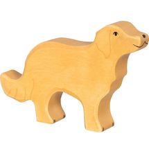 Golden Retriever-Figur HZ80357 Holztiger 1