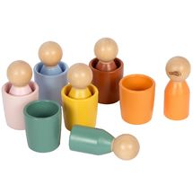 Montessori Sortierbecher mit Figuren LE12813 Small Foot company 1