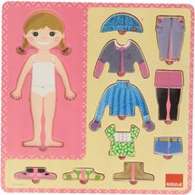 Puzzle Mädchen und ihre Toilette GO53108-4044 Goula 1