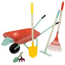 Großes Gartenset mit Schubkarre Tiny Garden LE12819 Small Foot company 1