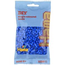 Tüte mit 1000 Kunststoffperlen Midi Blau HAMA-207-09 Hama 1