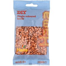 Tüte mit 1000 Kunststoffperlen Midi Hellbraun HAMA-207-21 Hama 1