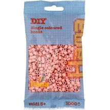 Tüte mit 1000 Kunststoffperlen Midi Fleisch HAMA-207-26 Hama 1