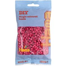 Tüte mit 1000 Kunststoffperlen Midi Rotwein HAMA-207-29 Hama 1