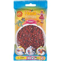 Tüte mit 1000 Kunststoffperlen Midi Rotbraun HAMA-207-30 Hama 1