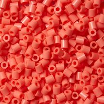 Tüte mit 1000 Kunststoffperlen Midi pastellrot HAMA-207-44 Hama 1