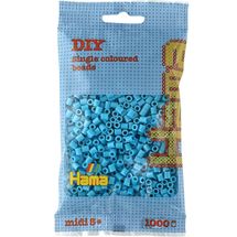 Tüte mit 1000 Kunststoffperlen Midi azurblau HAMA-207-49 Hama 1