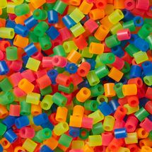 Tüte mit 1000 Kunststoffperlen Midi Neon-Mix HAMA-207-51 Hama 1