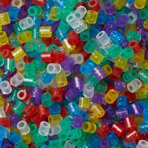 Tüte mit 1000 Kunststoffperlen Midi Pailletten HAMA-207-54 Hama 1