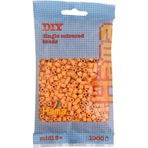 Tüte mit 1000 Kunststoffperlen Midi brauner Teddy HAMA-207-60 Hama 1