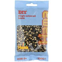 Tüte mit 1000 Kunststoffperlen Midi bronze HAMA-207-63 Hama 1