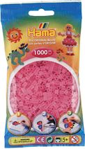Tüte mit 1000 Kunststoffperlen Midi transparentes Rosa HAMA-207-72 Hama 1