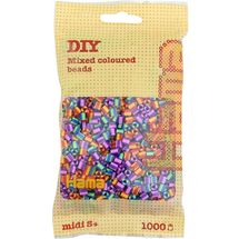 Tüte mit 1000 Kunststoffperlen Midi zweifarbig 2 HAMA-207-92 Hama 1