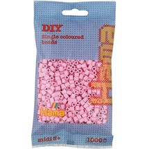 Tüte mit 1000 Kunststoffperlen Midi zartes Rosa HAMA-207-95 Hama 1