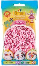 Tüte mit 1000 Kunststoffperlen Midi zartes Rosa HAMA-207-95 Hama 1