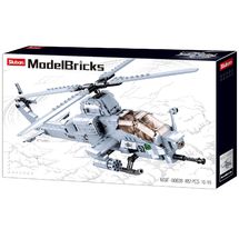 Model Bricks - Kampfhubschrauber SL-M38-B0838 Sluban 1