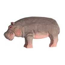 Figur Nilpferd aus Holz WU-40457 Wudimals 1