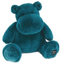 Hip Chic blaues Nilpferd Plüsch 40 cm HO3108 Histoire d'Ours 1