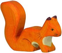 Rote Eichhörnchen-Figur HZ-80107 Holztiger 1
