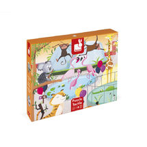 Haptik-Puzzle Im Zoo 20 Teile J02774 Janod 1