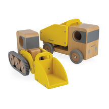 Kipplaster und Bagger Bolid J04634 Janod 1