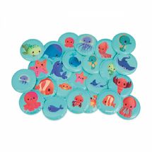 Badespielzeug Gedächtnisspiel Tierbabys J04723 Janod 1
