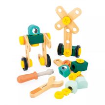 Brico'Kids Konstruktionsspiel aus Holz mit 50 Teilen J06453 Janod 1