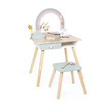 Schminktisch und Zubehör aus Holz Einhorn J06464 Janod 1