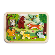 3D-Puzzle Waldtiere J07023-3281 Janod 1