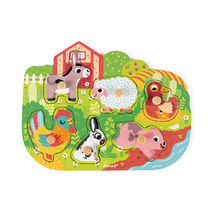 Knopfpuzzle Bauernhof J07096 Janod 1