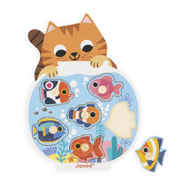 Knopfpuzzle Das Aquarium J07109 Janod 1