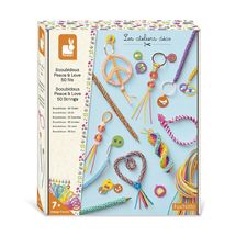 Peace and Love Scoubidous zum Gestalten J09160 Janod 1