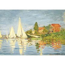 Regatten in Argenteuil von Monet K452-50 Puzzle Michele Wilson 1