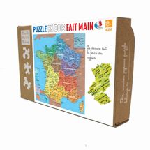 Karte der Regionen Frankreichs K80-24 Puzzle Michele Wilson 1