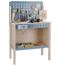 Blaue Werkbank aus Holz LD7079 Little Dutch 1